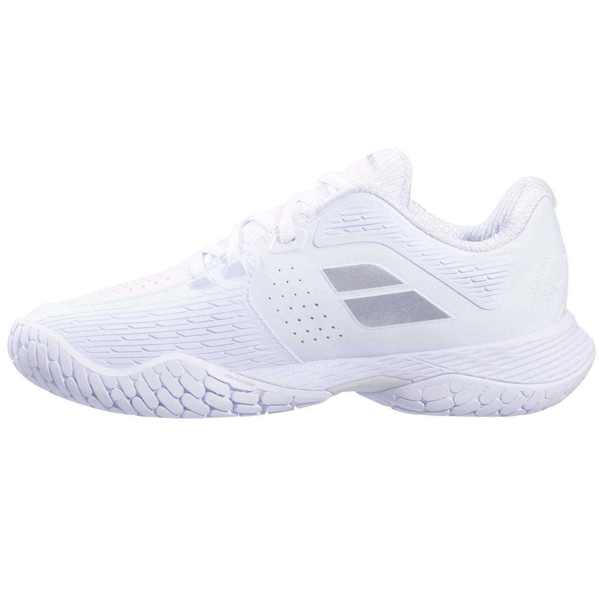 Babolat Propulse Storm All Court Women's Shoe - White / Silver - inside view