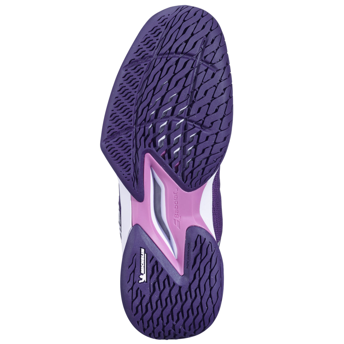 Babolat Jet Tere 2 All Court Women's Shoe 2026 - Dark Purple / Silver - sole view