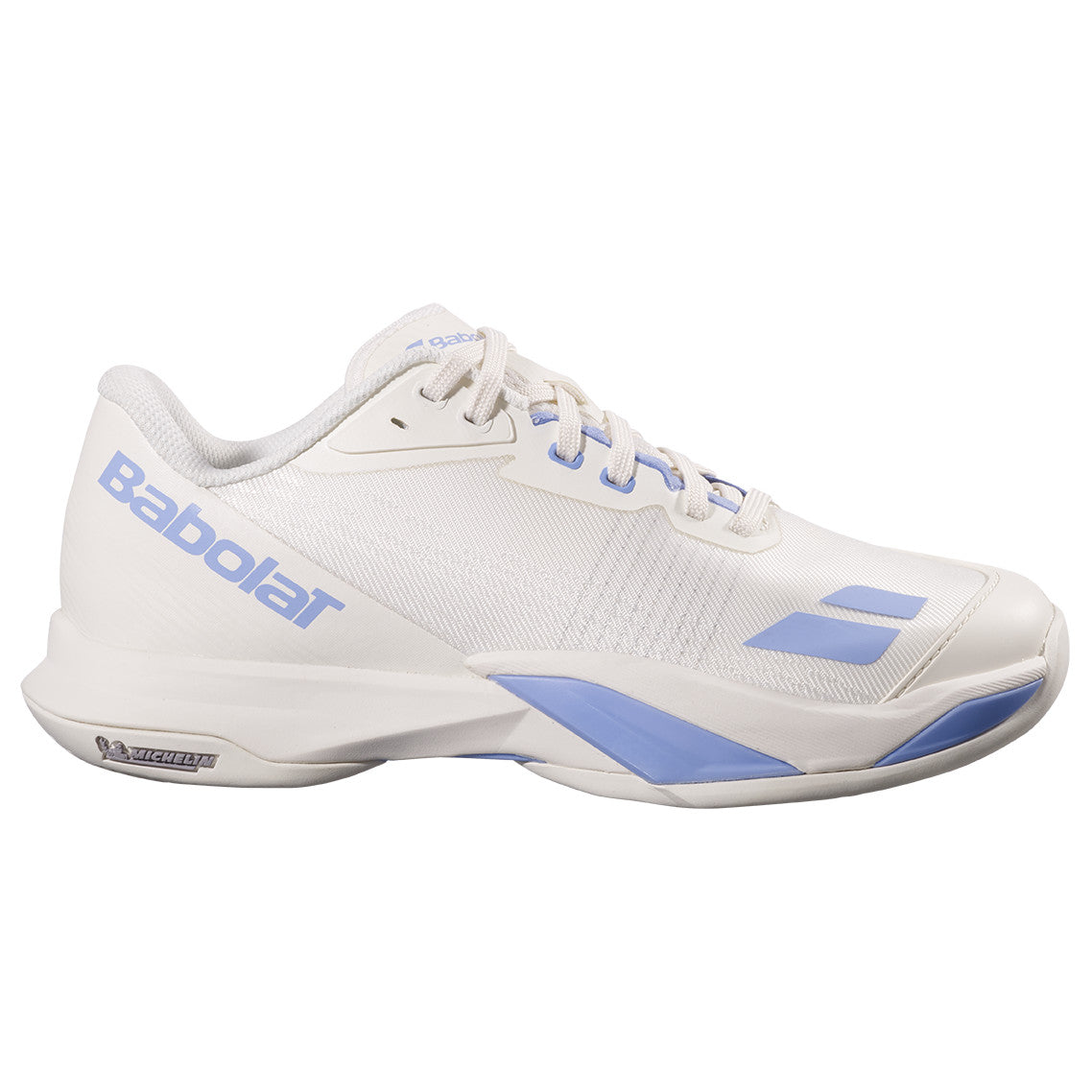 Babolat Jet Mach 4 All Court Women's Shoe 2026 - Cream/Lavender - side view