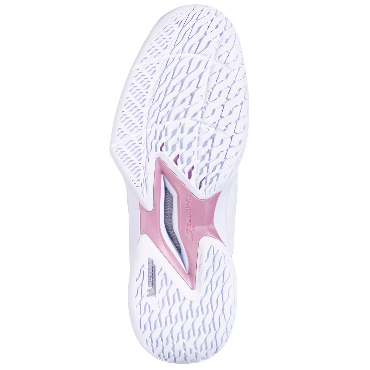 Babolat Jet Tere 2 All Court Women's Shoe 2025 - White/GoldPink - sole view
