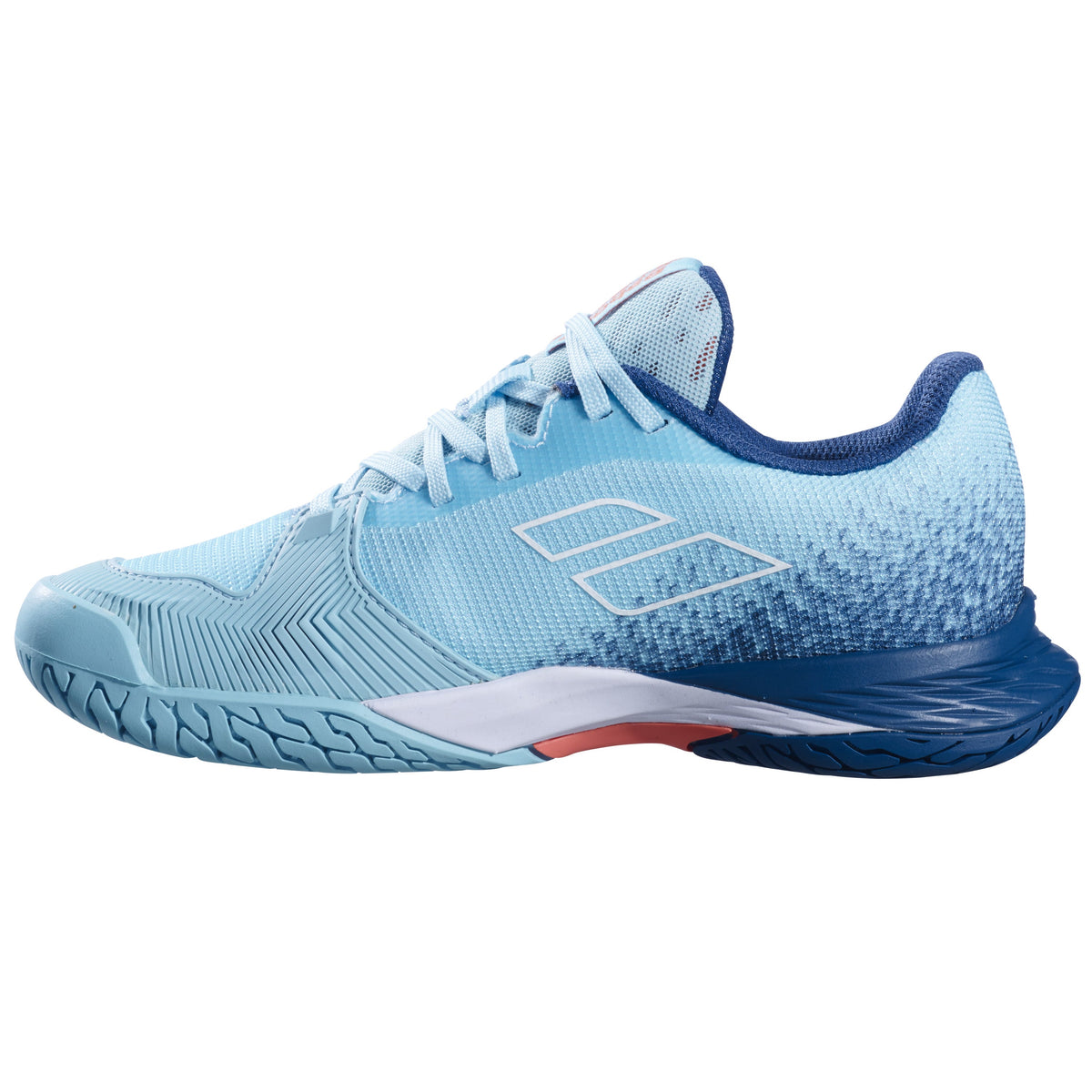 Babolat Jet Mach 3 Junior All Court Shoe - Angel Blue - inside view