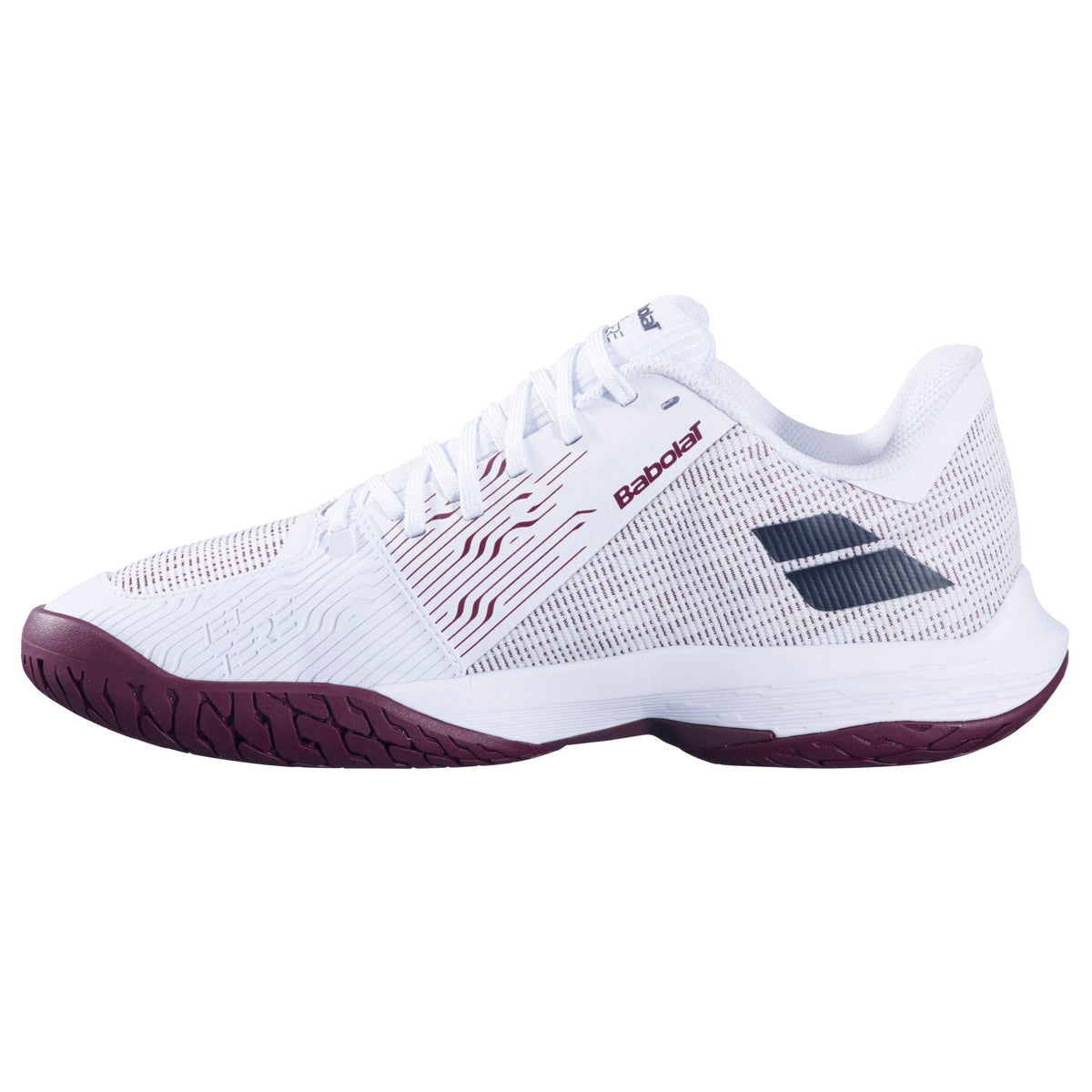 Babolat Jet Tere 2 All Court Men's Shoes 2025 - White/Port Royale (Burgandy) - inside view
