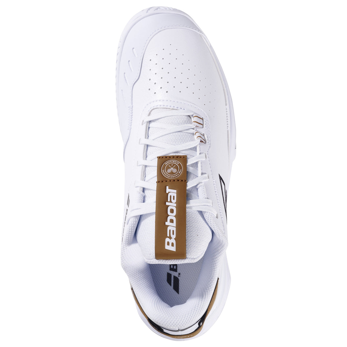 Babolat SFX Evo All Court Wimbledon Men's Shoes - White/AfterDark - top view
