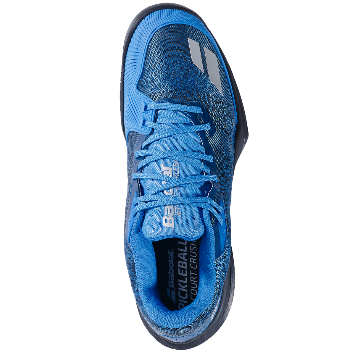 Babolat Jet Mach Pickleball Men's Shoes - Blue/Black - top view