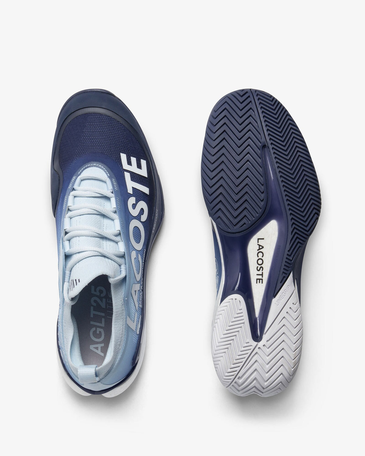 Lacoste AG-LT25 Lite Men's Tennis Shoe - LightBlue/DarkBlue - view 4