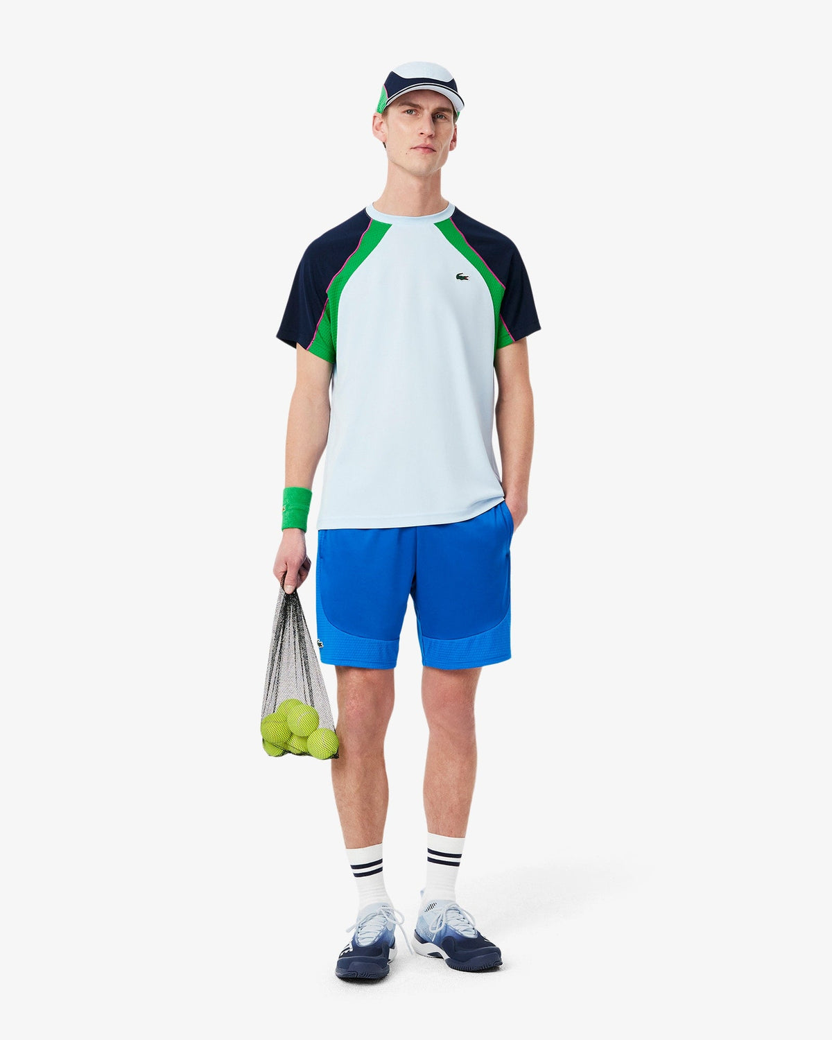 Lacoste AG-LT25 Lite Men's Tennis Shoe - LightBlue/DarkBlue - view 8