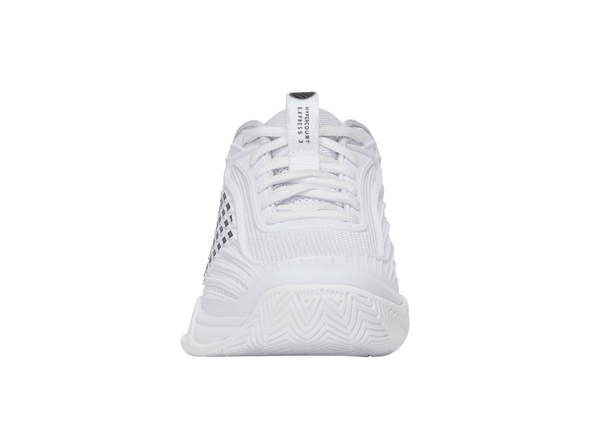 K-Swiss Hypercourt Express 3 Junior Shoe - White/Dawn Blue/Black - view 3
