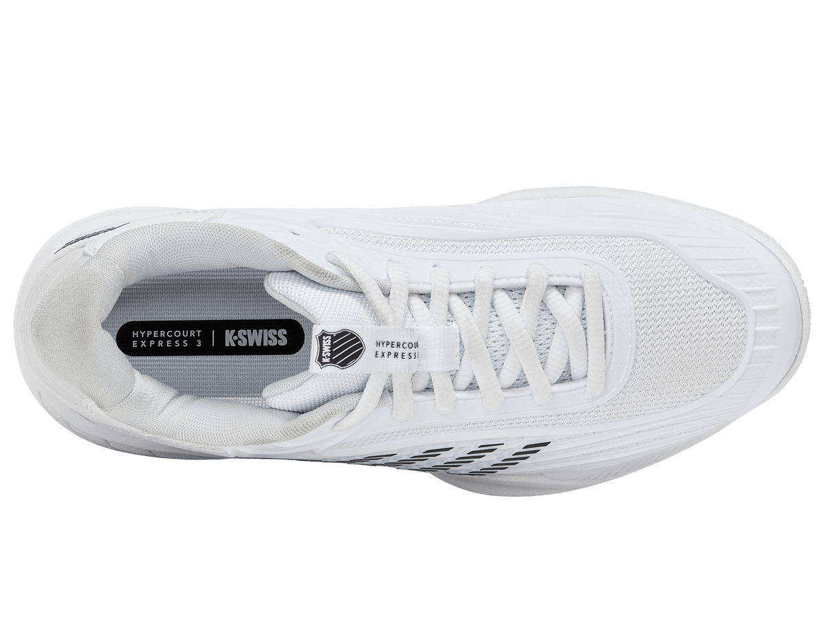K-Swiss Hypercourt Express 3 Junior Shoe - White/Dawn Blue/Black - view 7