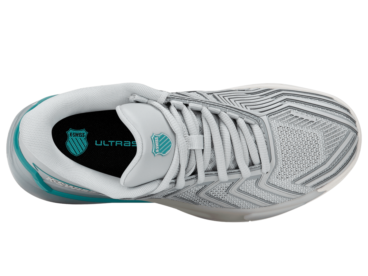 K-Swiss Ultrashot 4 Women's Shoe - Glacier Gray/Baltic/Blanc De Blanc - view 7