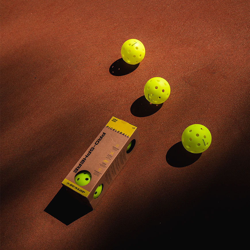 Dunlop Pro-Sphere Outdoor Pickleballs - 3 pack