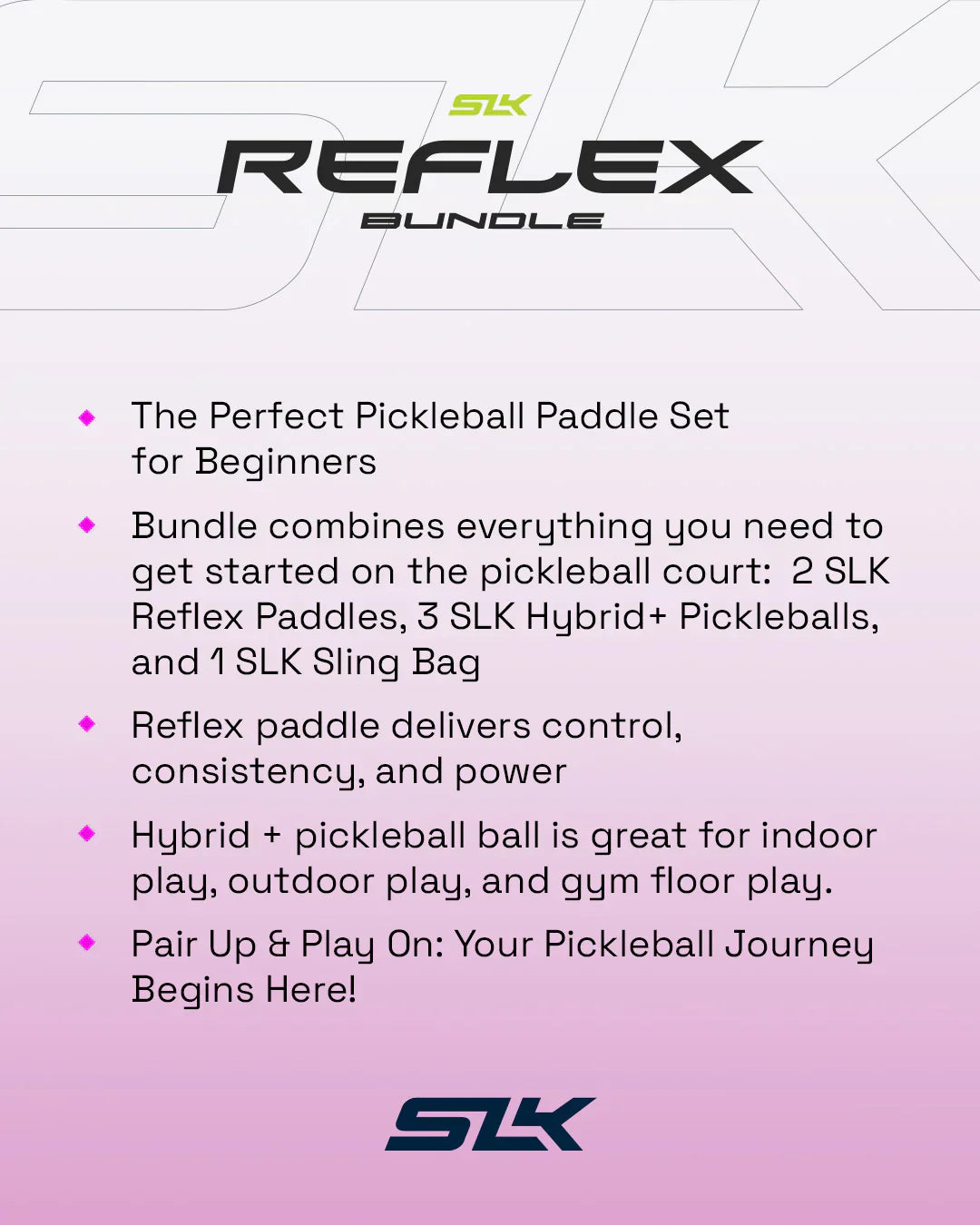SLK Reflex Pickleball Bundle Set