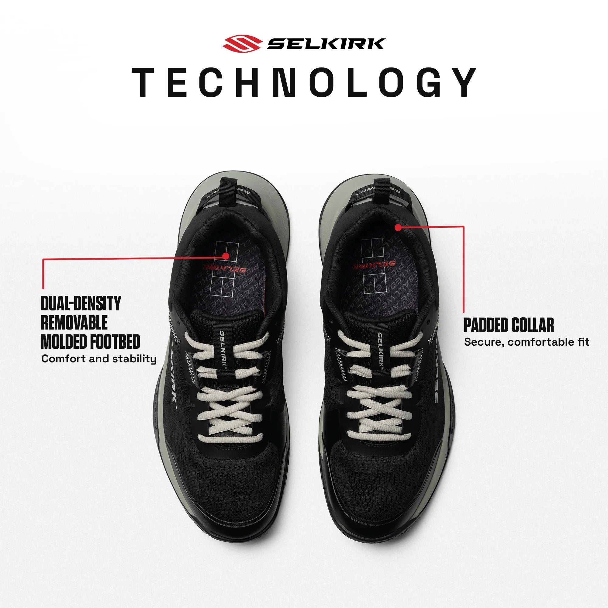 Selkirk CourtStrike Pickleball Shoes - Technology Included