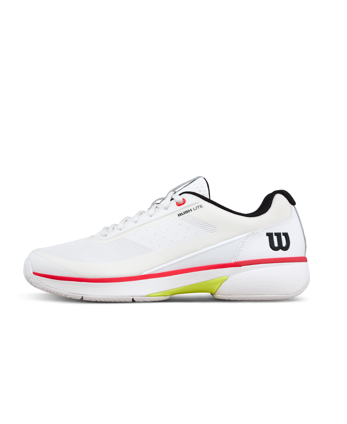 Wilson Rush Lite 5 Men's Tennis Shoe - White / Black / Infrared - view 1