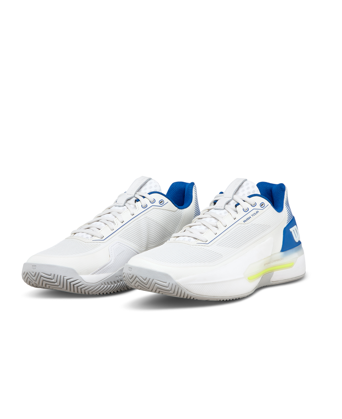 Wilson Rush Tour 5 Men's Tennis Shoe - White / Deja Vu Blue / Lunar Rock - view 7