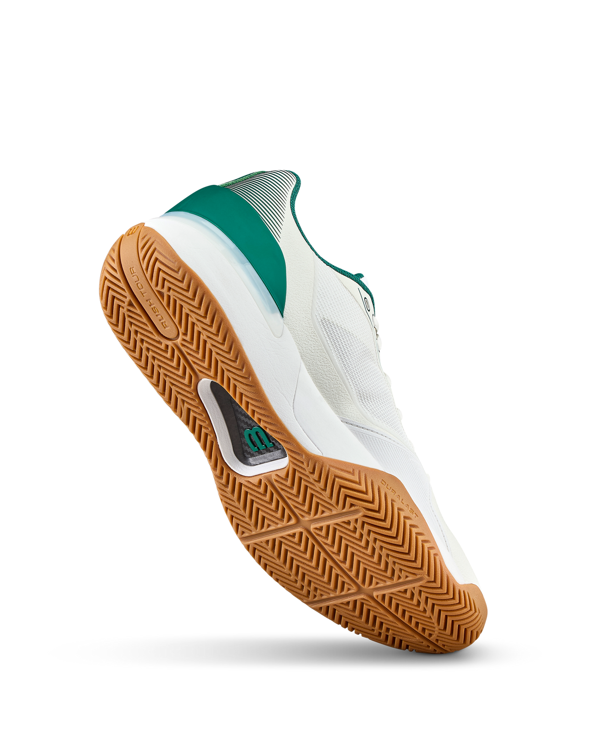 Wilson Rush Tour 5 Men's Tennis Shoe - White / Evergreen / Gum - view 4