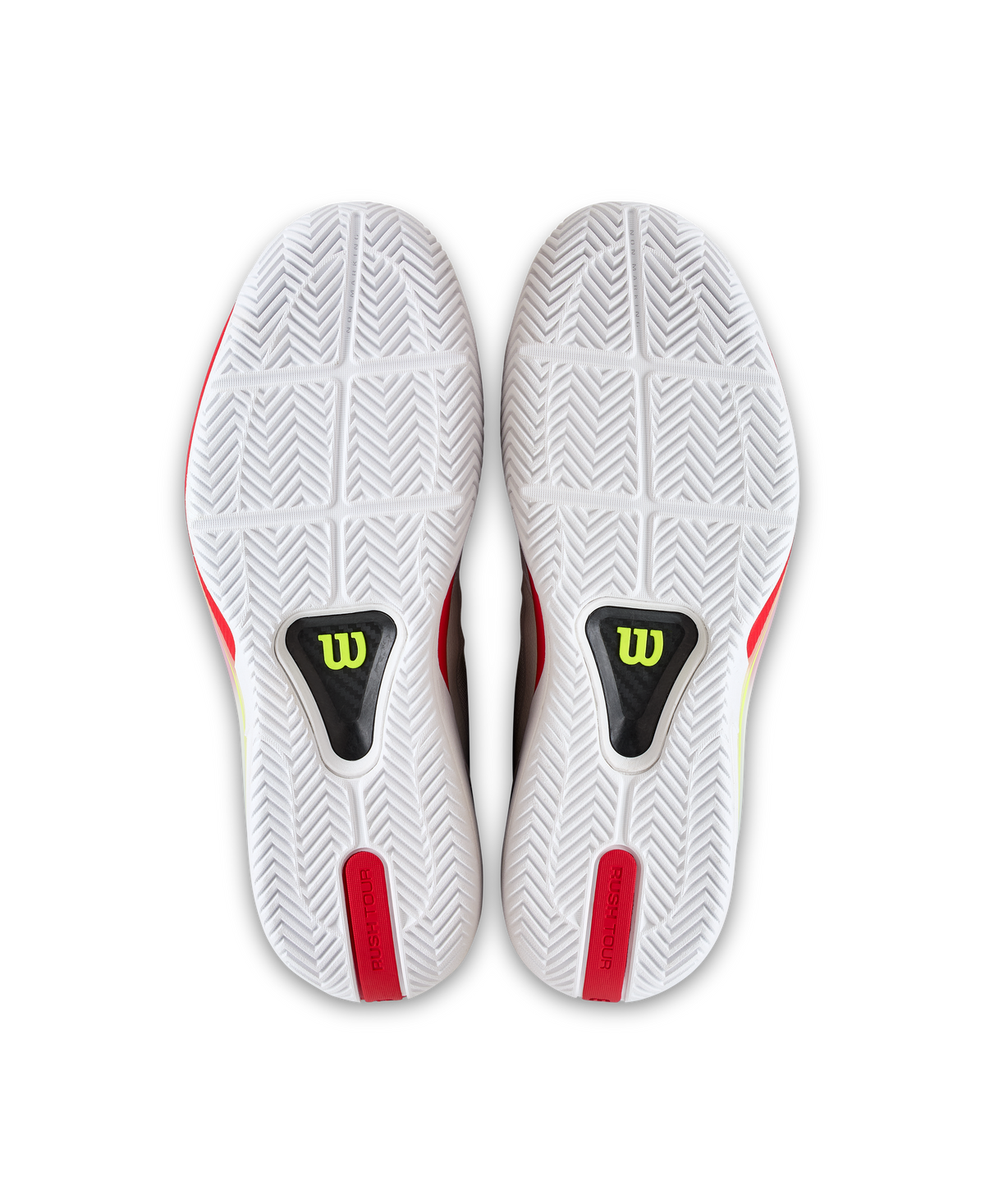 Wilson Rush Tour 5 Men's Tennis Shoe - White / Black / Infrared - view 8