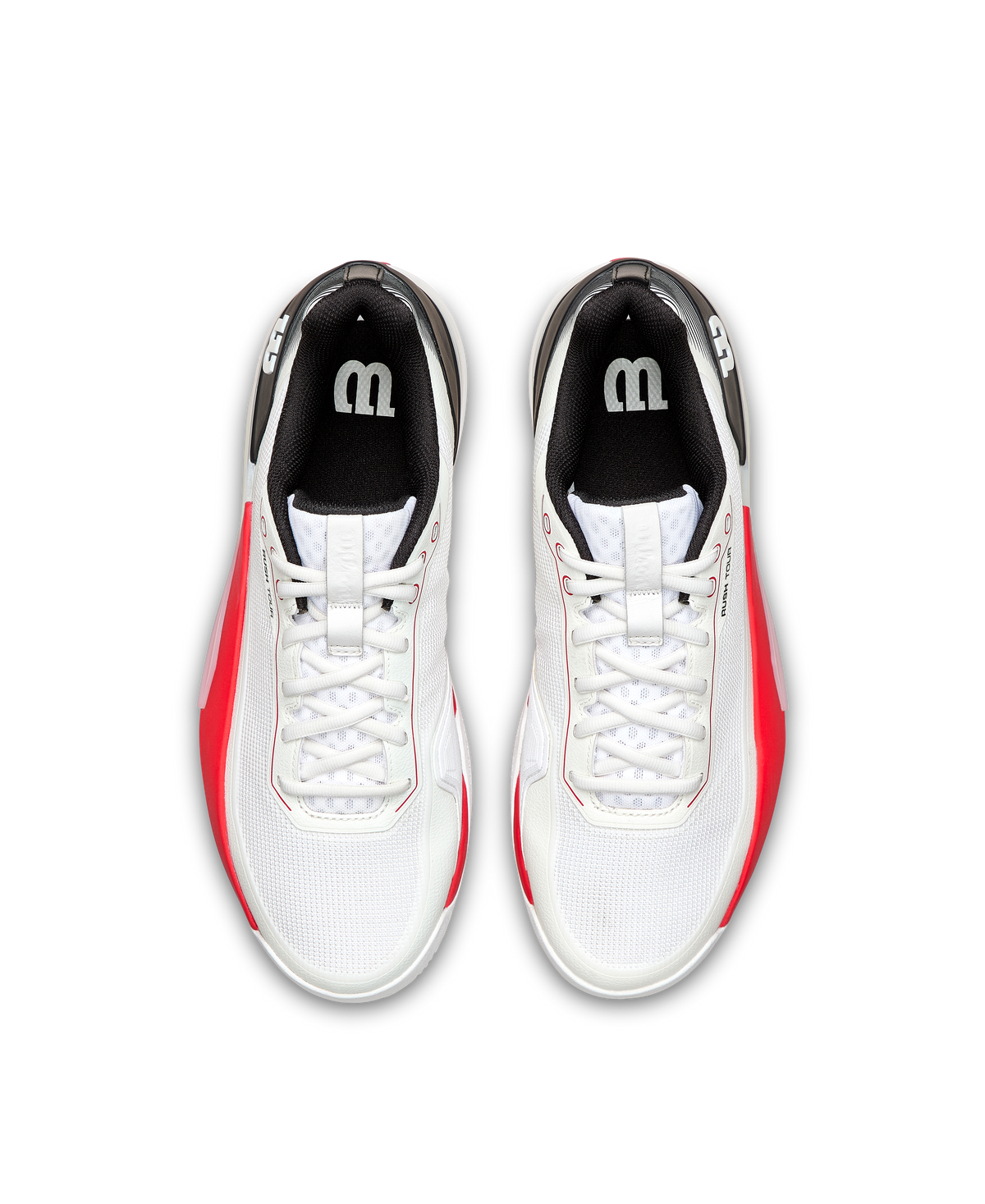 Wilson Rush Tour 5 Men's Tennis Shoe - White / Black / Infrared - view 6