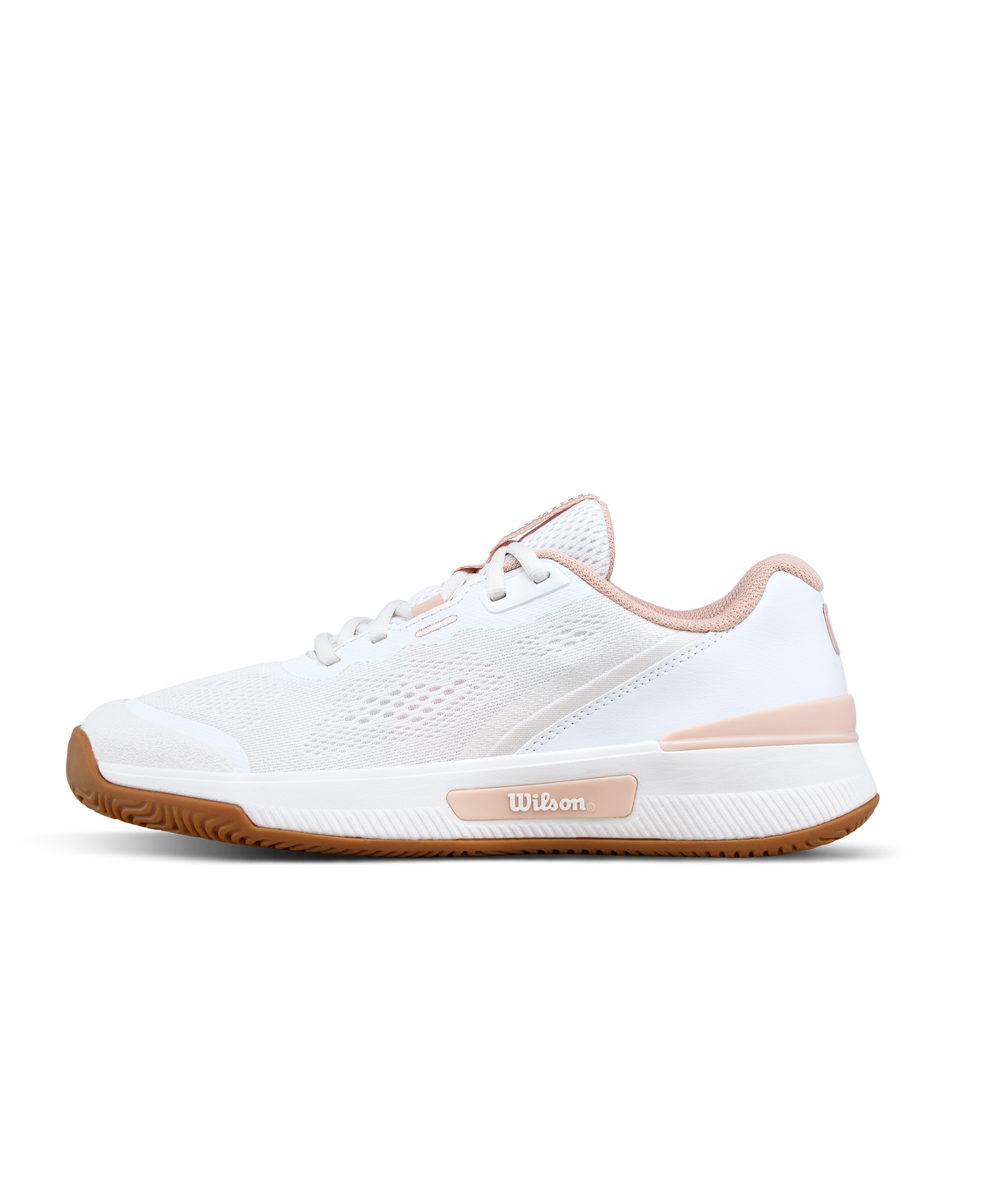 Wilson Intrigue Pro Women's Tennis Shoe - White / Cameo Rose / Gum - view 1