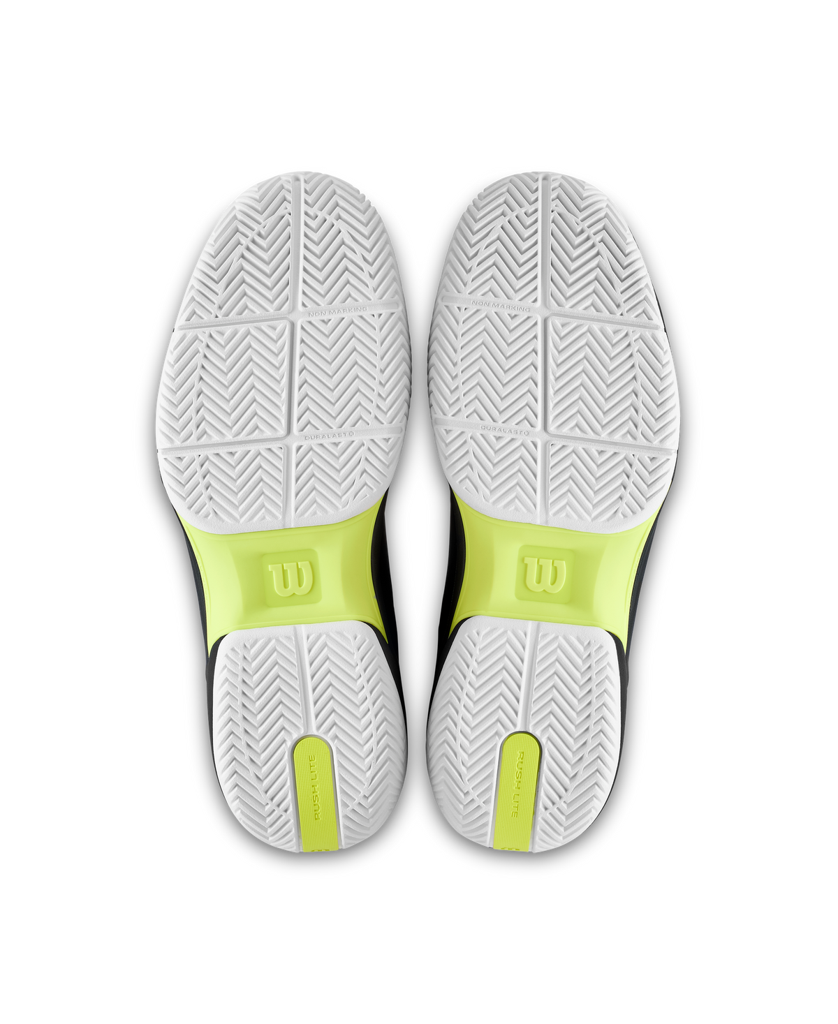 Wilson Rush Lite 5 Men's Tennis Shoe - Black / White / Safety Yellow - view 8