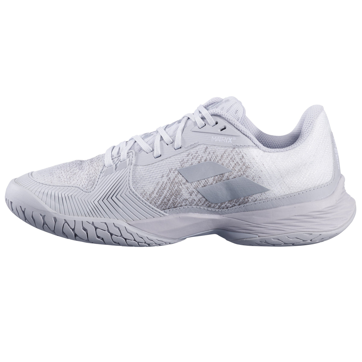 Babolat Jet Mach 3 All Court Women's Shoe 2025 - White/Grey - inside view