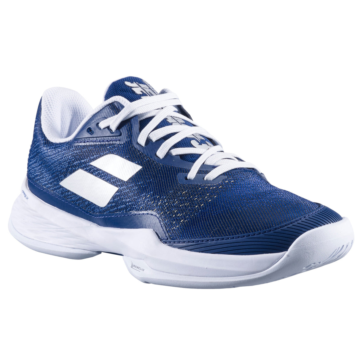 Babolat Jet Mach 3 All Court Women's Shoe 2025 - Dark Blue - three-quarter view