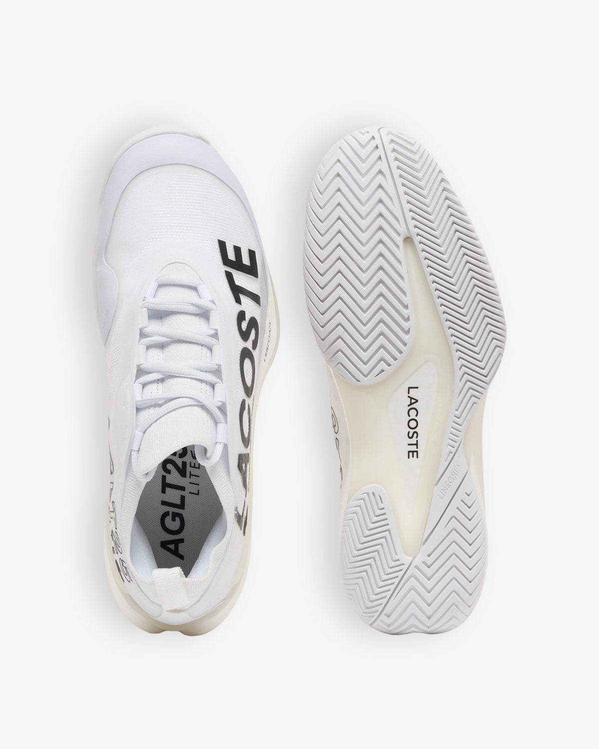 Lacoste AG-LT25 Lite Men's Tennis Shoe - White/White - view 4
