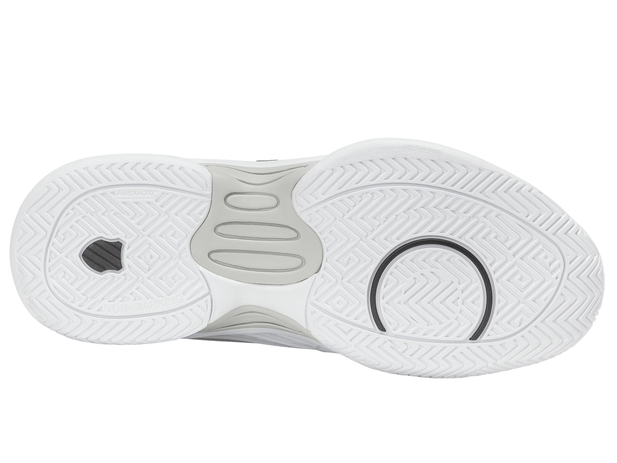 K-Swiss Hypercourt Express 3 Junior Shoe - White/Dawn Blue/Black - view 6