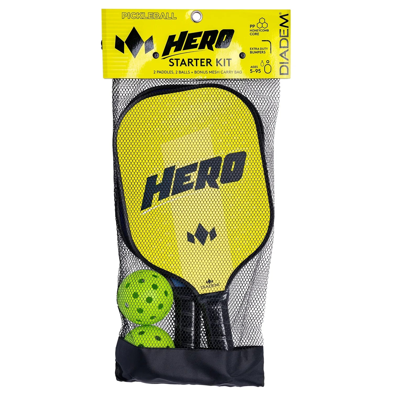 Hero Starter Kit (2 Paddles, 2 Balls)