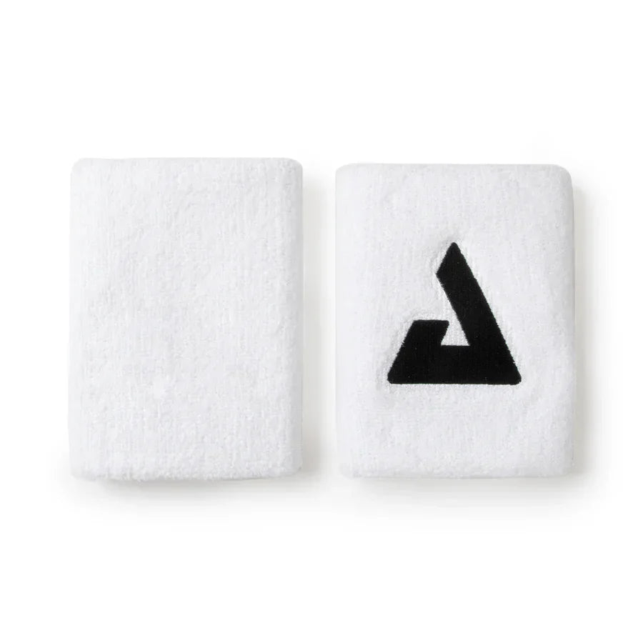 Trinity White Wristbands: 2 Pack