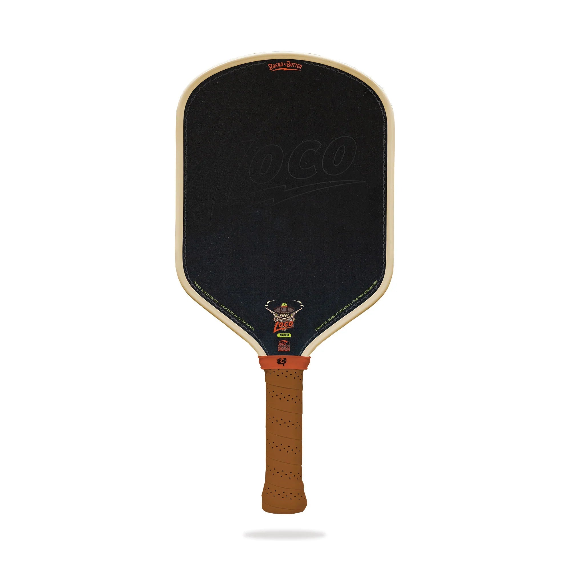 Bread and Butter Loco 16mm Pickleball Paddle (Cover included)
