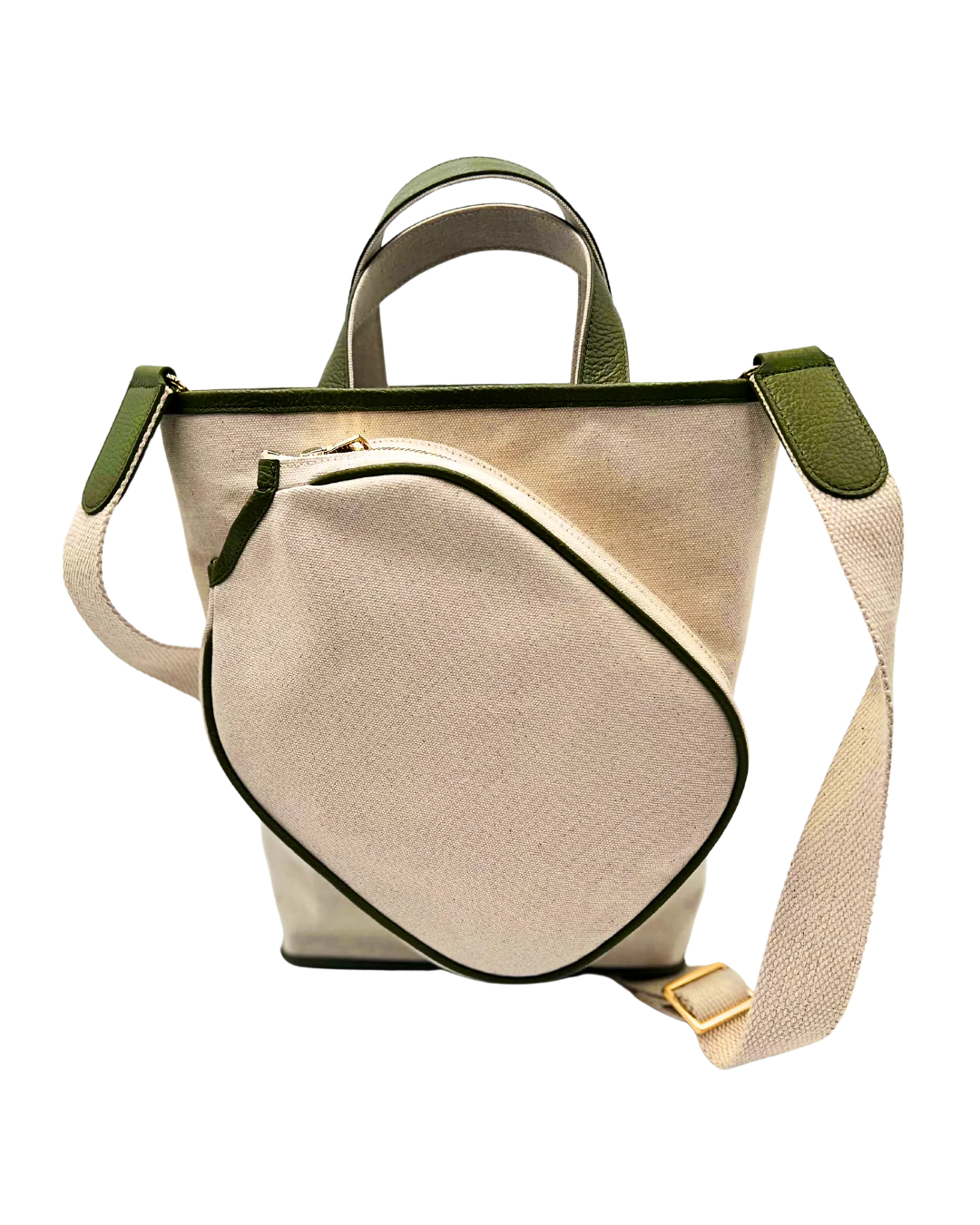 The Alexis Designer Pickleball Bag: Sage and Canvas