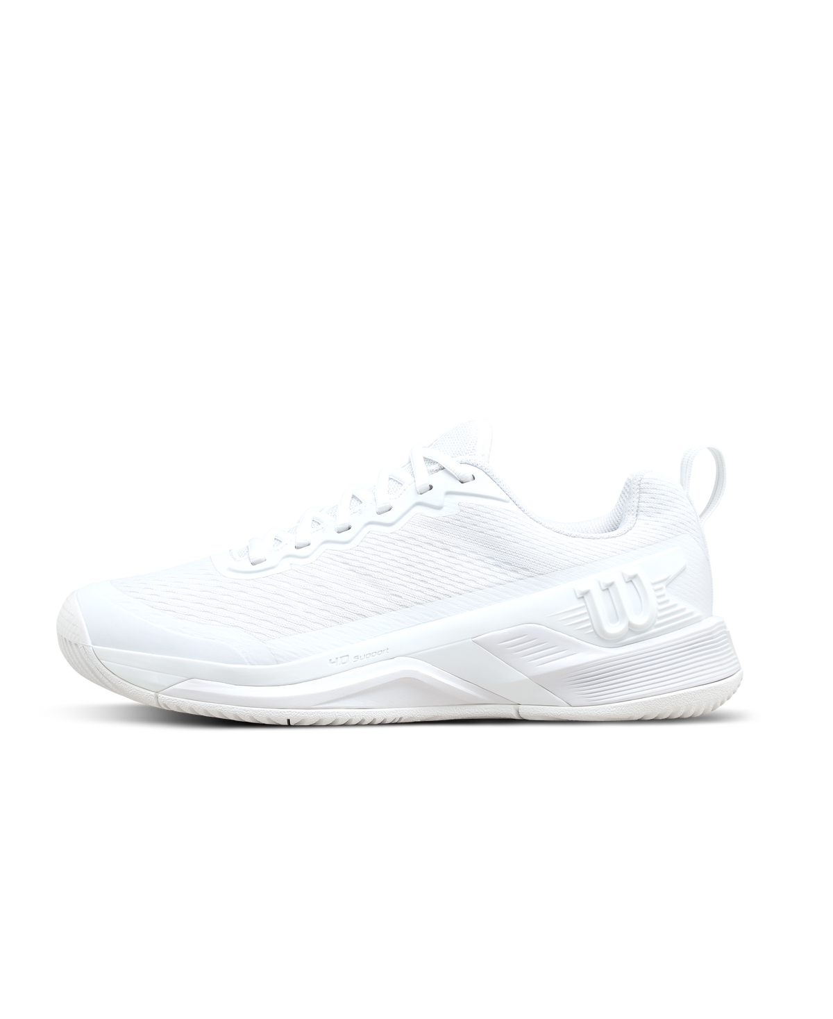 Wilson Rush Pro 4.5 Men's Tennis Shoe - White / White / Black - view 1