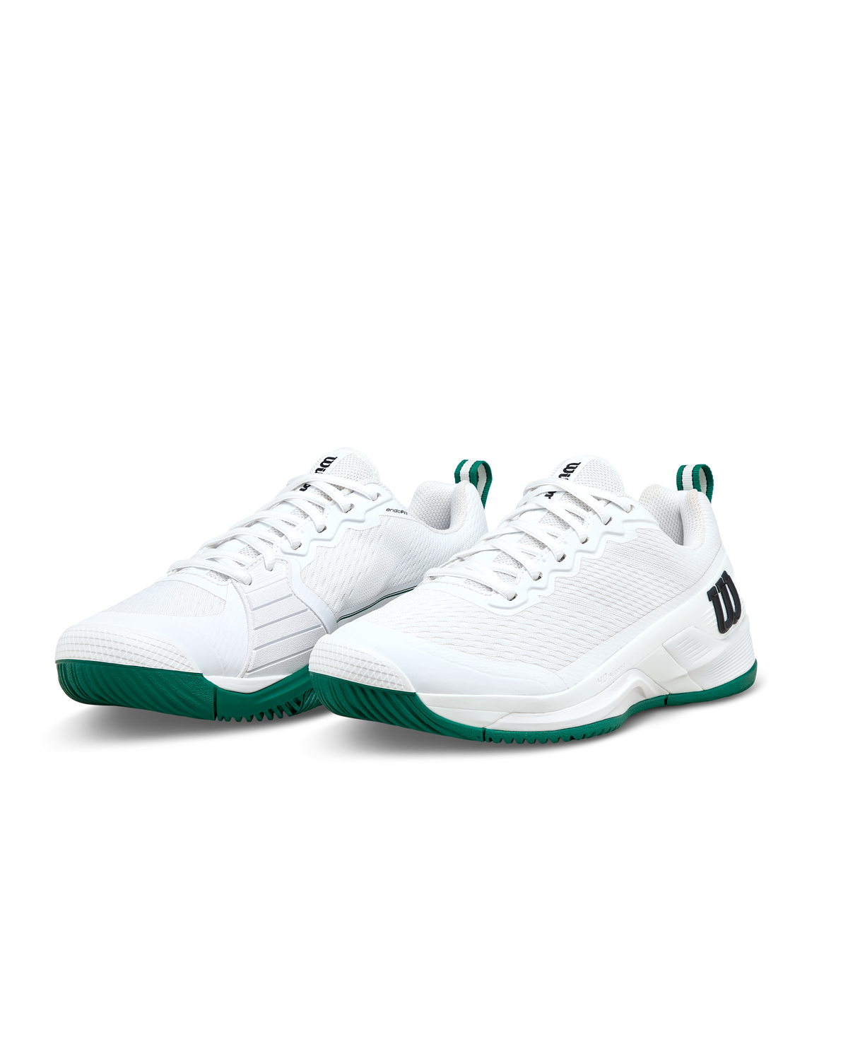 Wilson Rush Pro 4.5 Men's Tennis Shoe - White / White / Aventurine - view 6