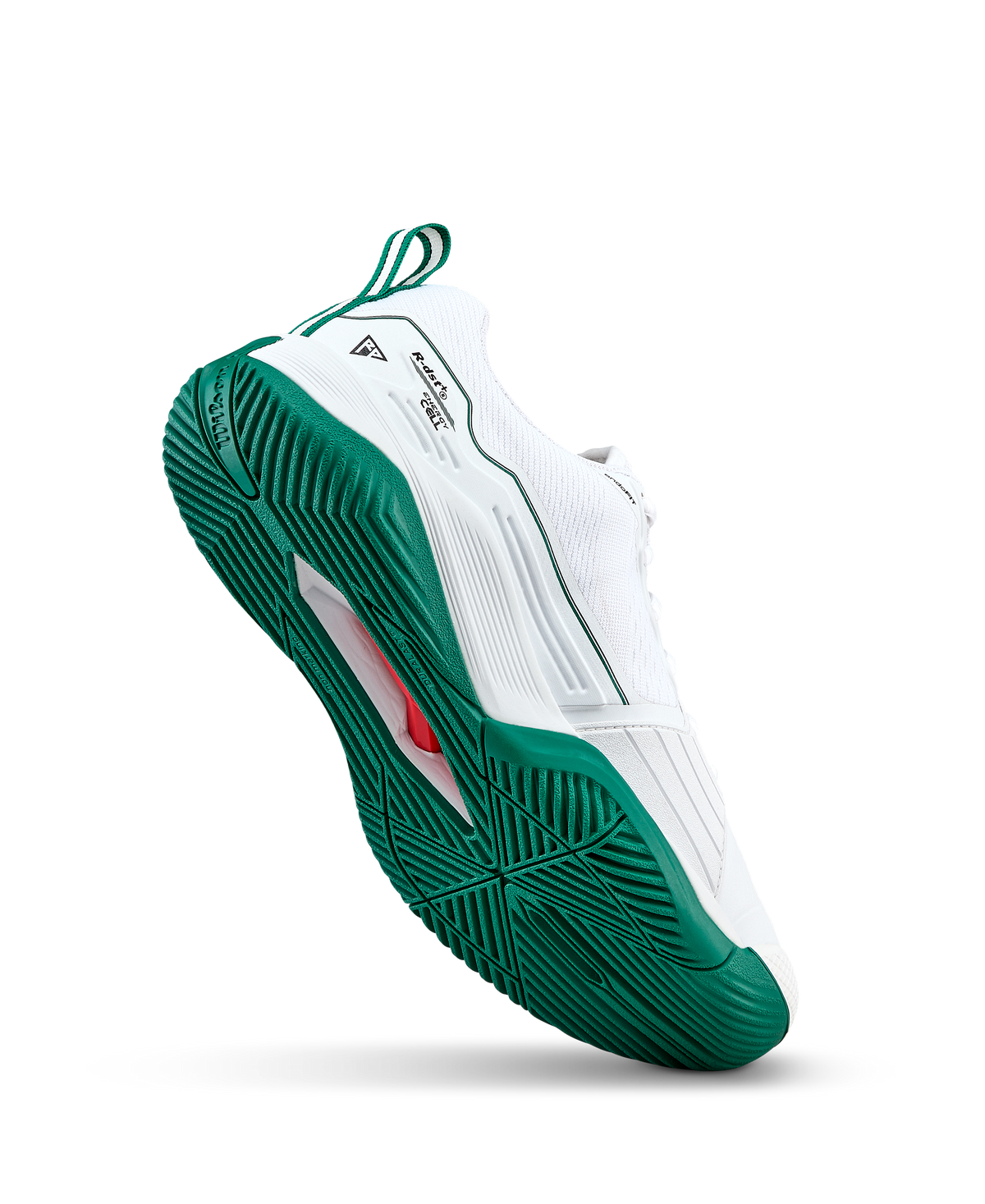 Wilson Rush Pro 4.5 Men's Tennis Shoe - White / White / Aventurine - view 7