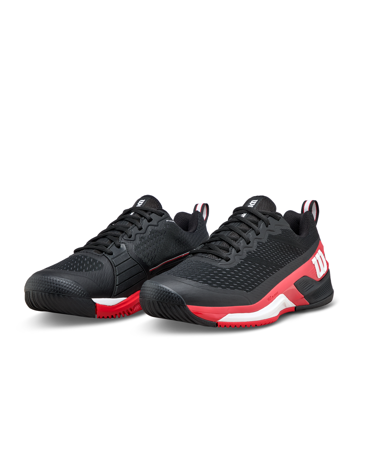 Wilson Rush Pro 4.5 Men's Tennis Shoe - Black / Infrared / White - view 7