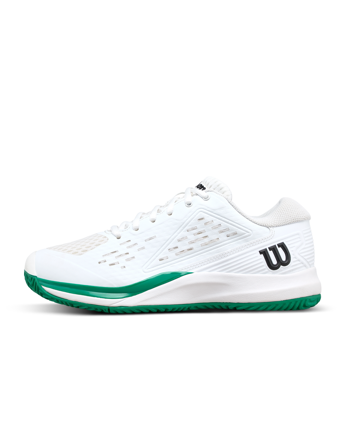 Wilson Rush Pro Ace Junior Tennis Shoe - White / White / Bosphorus - view 1