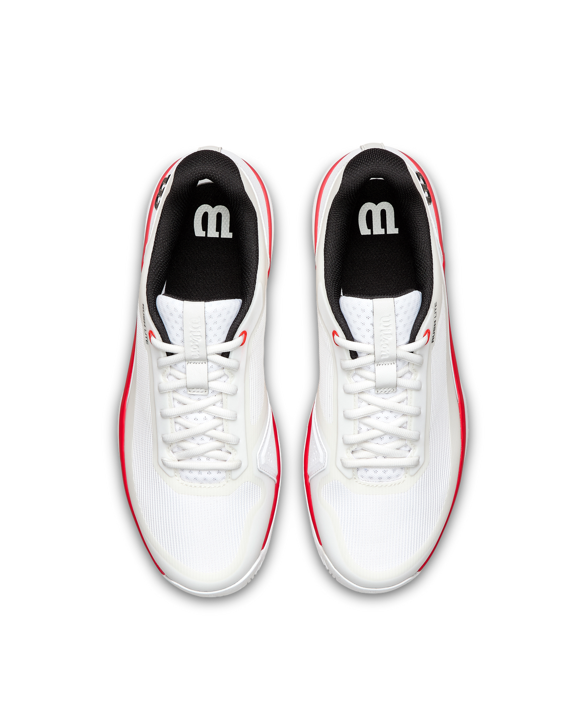 Wilson Rush Lite 5 Men's Tennis Shoe - White / Black / Infrared - view 6