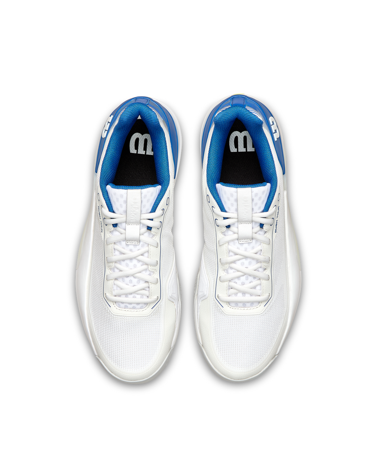 Wilson Rush Tour 5 Men's Tennis Shoe - White / Deja Vu Blue / Lunar Rock - view 6