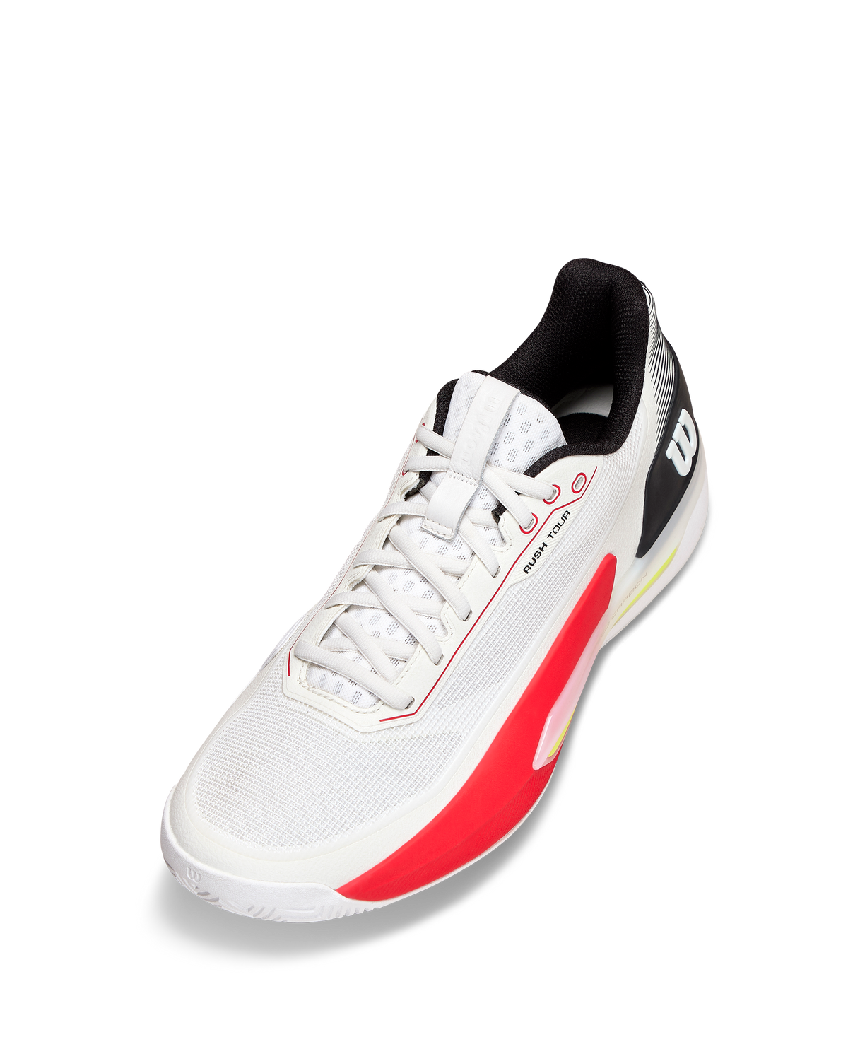 Wilson Rush Tour 5 Men's Tennis Shoe - White / Black / Infrared - view 3