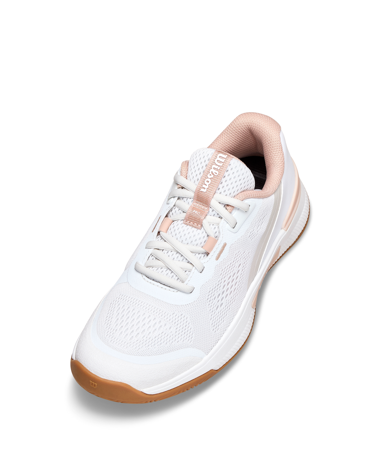 Wilson Intrigue Pro Women's Tennis Shoe - White / Cameo Rose / Gum - view 3