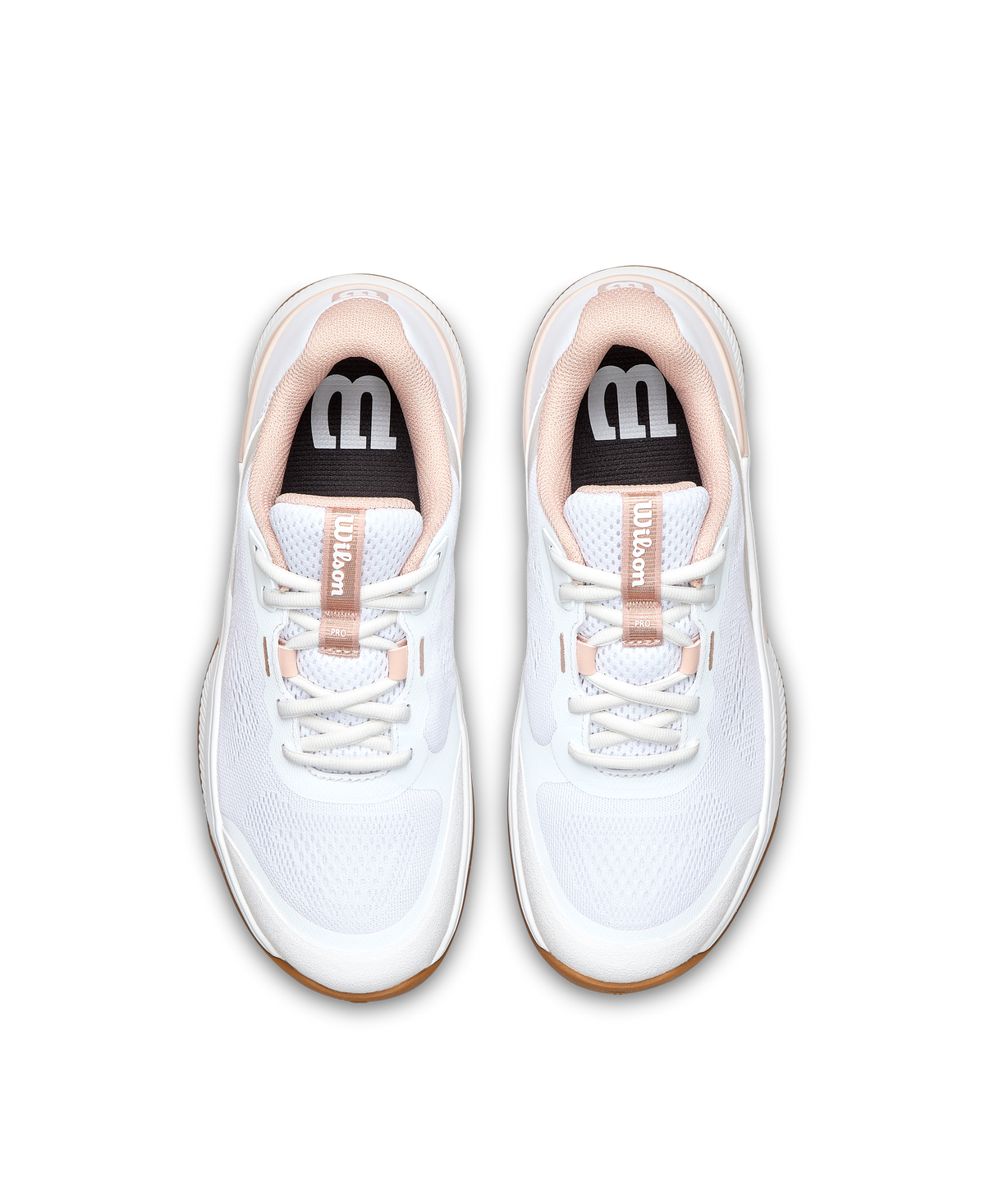 Wilson Intrigue Pro Women's Tennis Shoe - White / Cameo Rose / Gum - view 6