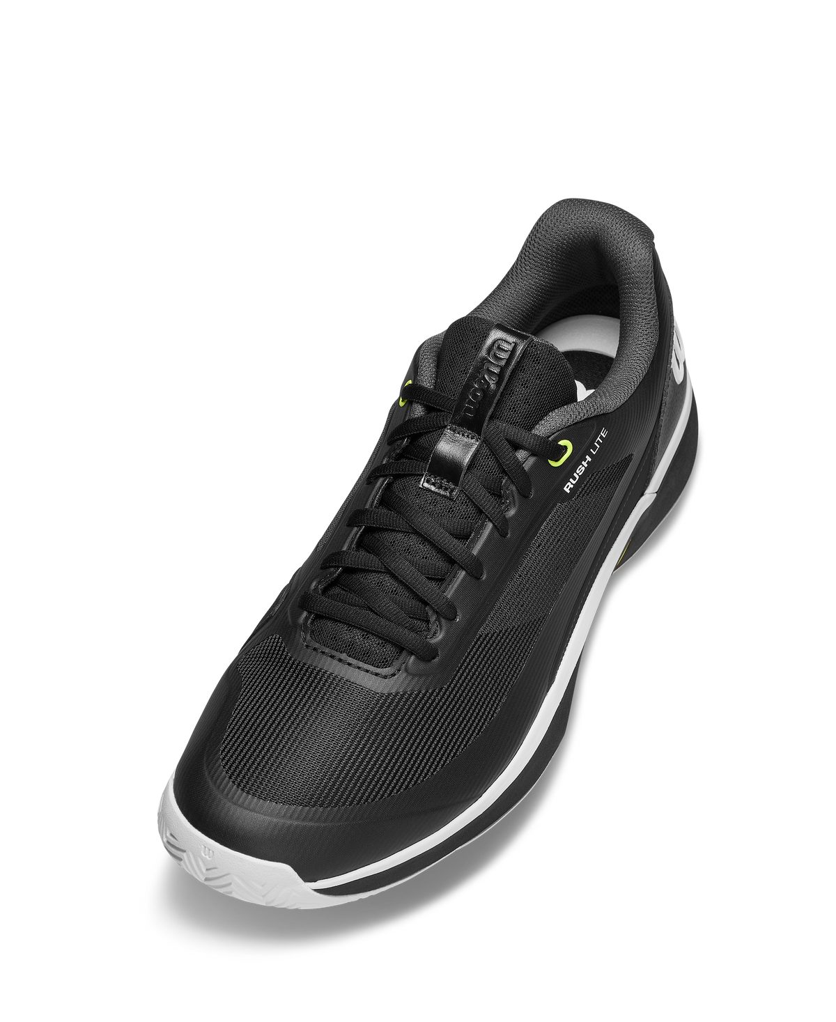 Wilson Rush Lite 5 Men's Tennis Shoe - Black / White / Safety Yellow - view 3