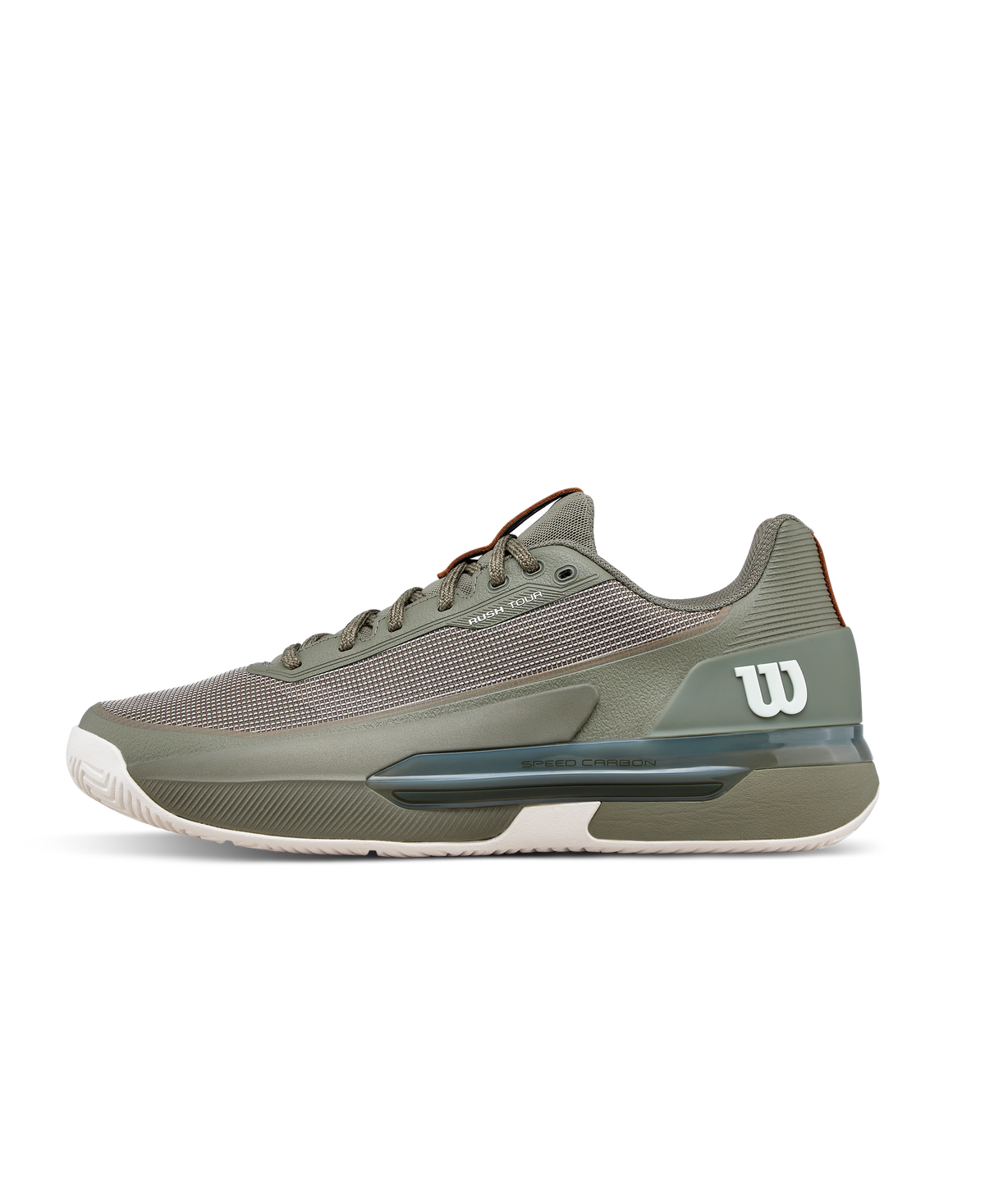 Wilson Rush Tour 5 Men's Tennis Shoe - Vetiver / Tofu / Caramel Cafe - view 1