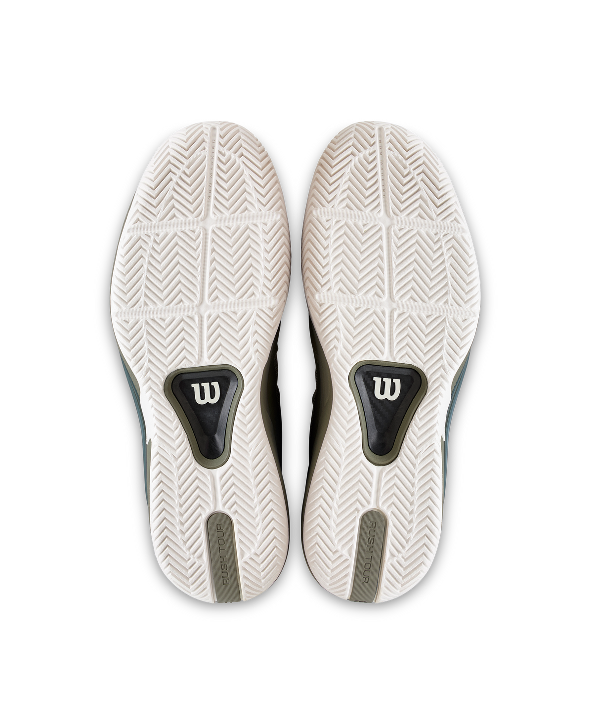 Wilson Rush Tour 5 Men's Tennis Shoe - Vetiver / Tofu / Caramel Cafe - view 8