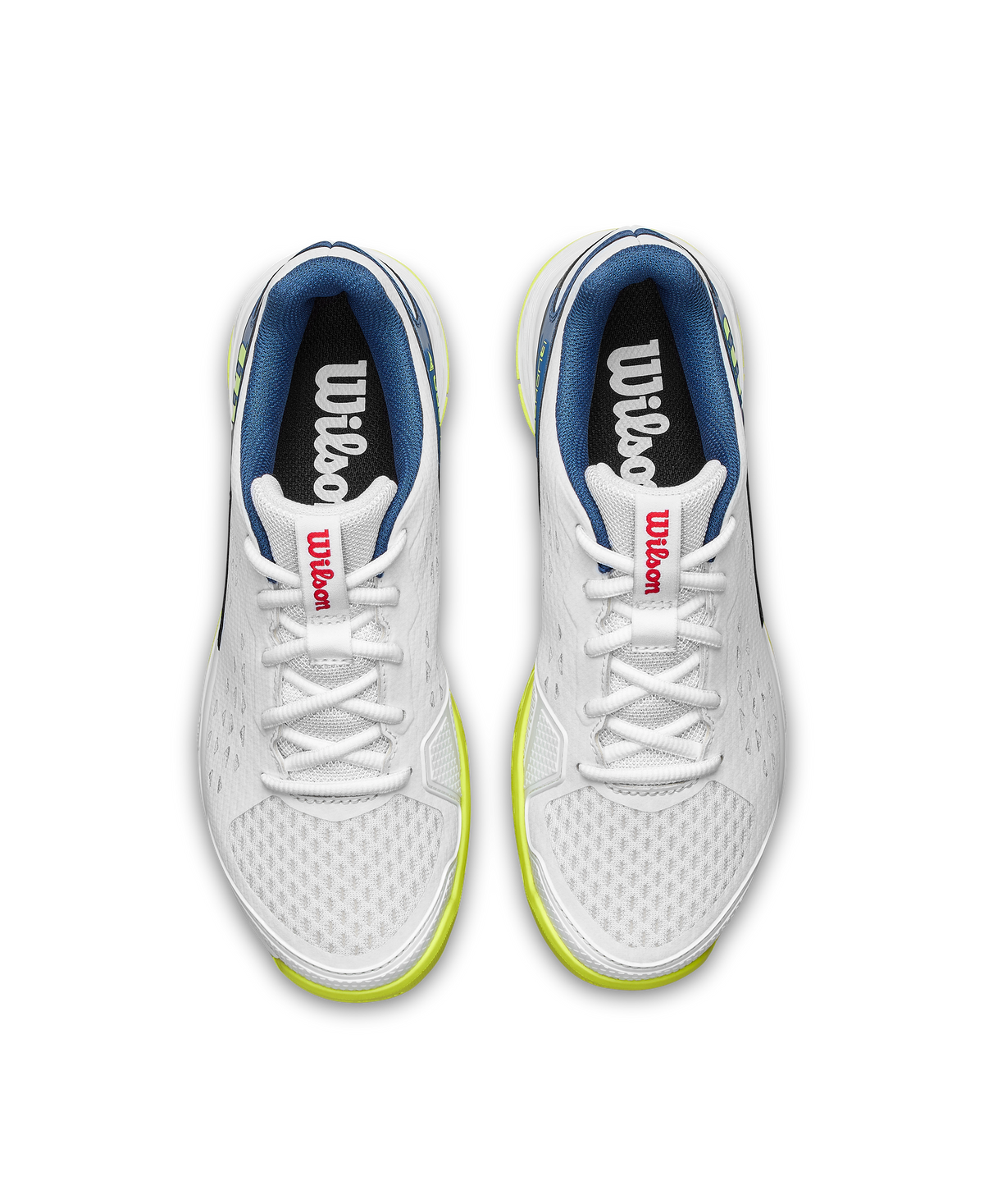 Wilson Rush Pro L Junior Tennis Shoe - Snow White / Snow White / Ensign Blue - view 6