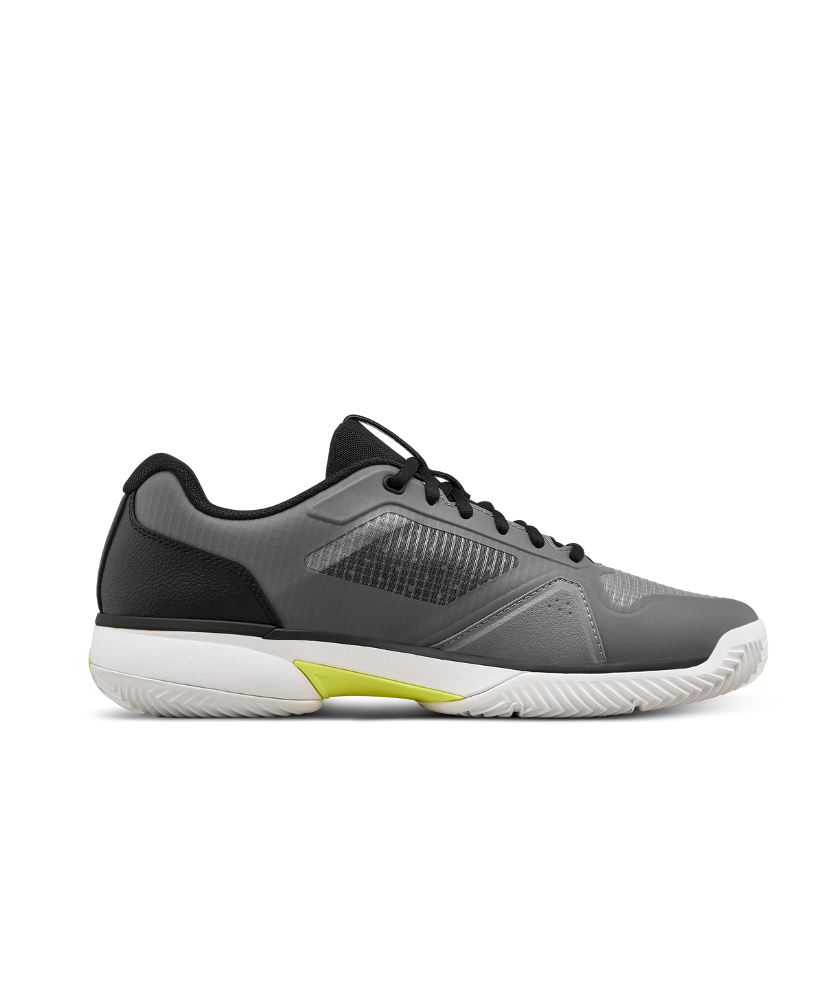 Wilson Rush Lite 5 Clay Men's Tennis Shoe - Titanium / Black / Safety Yellow - view 3