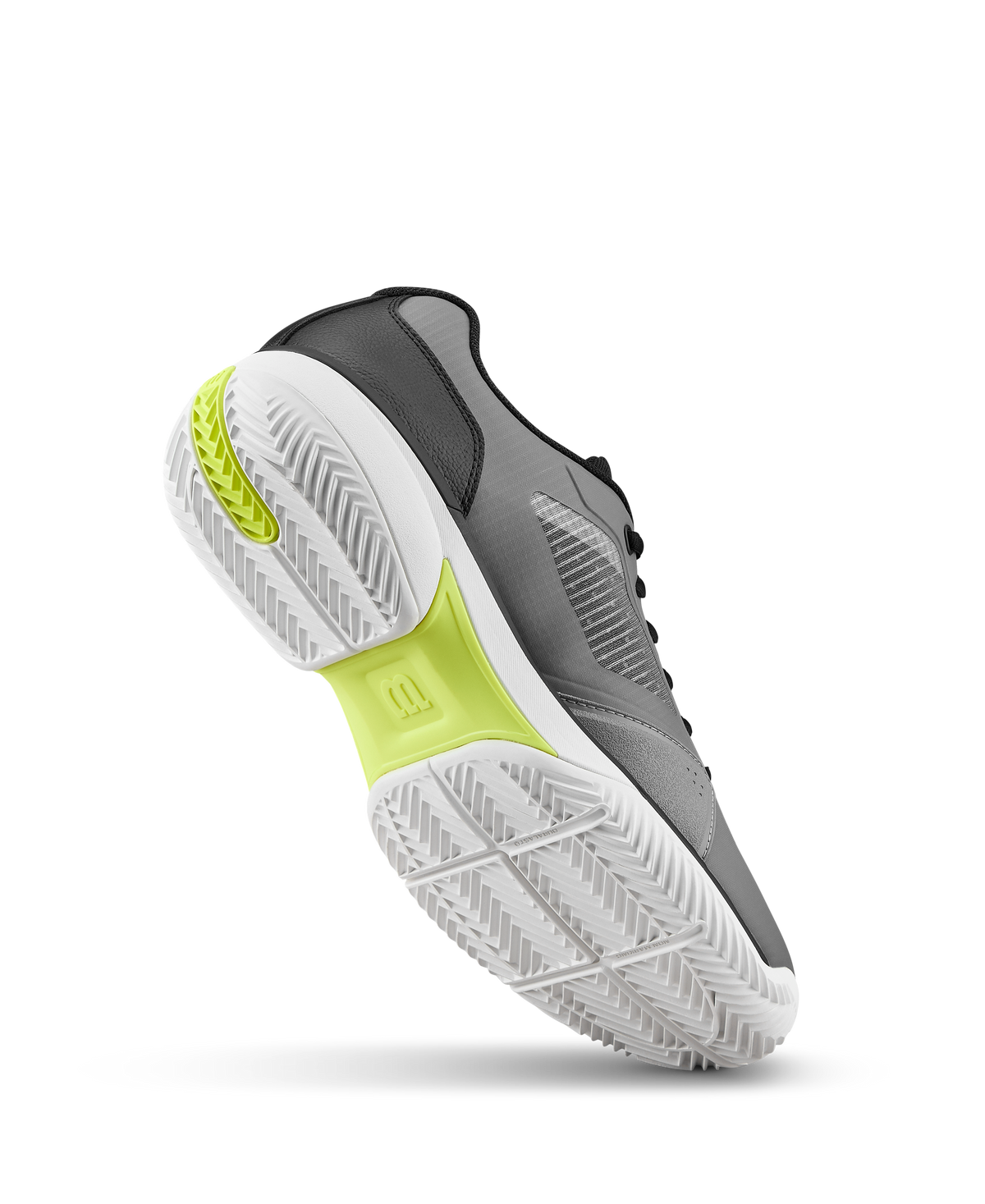 Wilson Rush Lite 5 Clay Men's Tennis Shoe - Titanium / Black / Safety Yellow - view 7