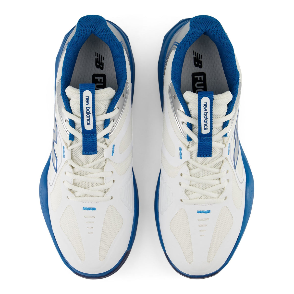 New Balance FuelCell 796v5 Men's Tennis Shoe - White/Blue - view 3